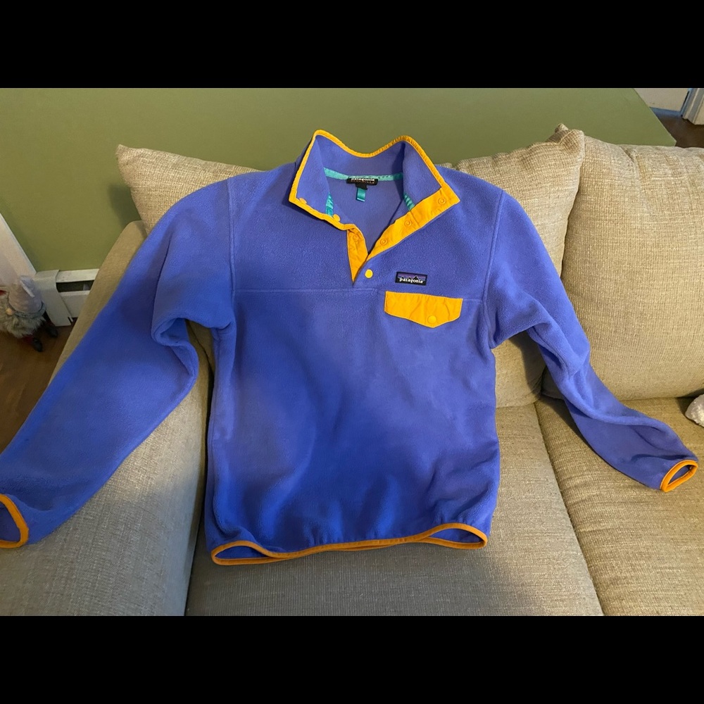 Patagonia quarter button sweater